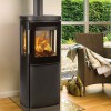 HWAM 4540c черный цвете с мыльным камнем